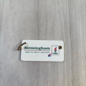 Vintage Birmingham 1996 Olympic Soccer Keychain